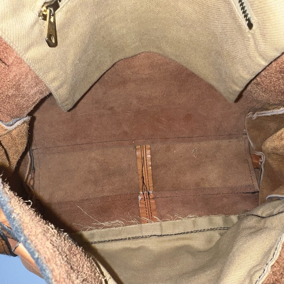 Vintage Leather Satchel Bag - Picture 12 of 16